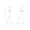 Z-Lite Shannon Wall Sconce, 1-Light, 5.25 In.W x 7.25 In.L x 17 In.H, Brushed Nickel/white 3040-1S-BN - alternate 8